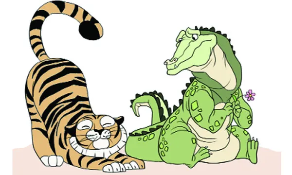 বাঘ ও কুমিরের বন্ধুত্ব : মীর ফয়সাল নোমান