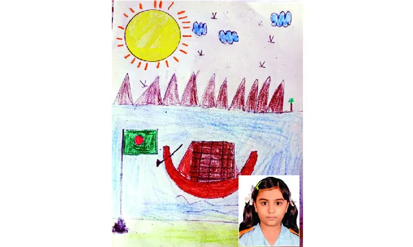 শান্না খন্দকার, শ্রেণী-প্রথম, বিএএফ শাহীন কলেজ, ঢাকা