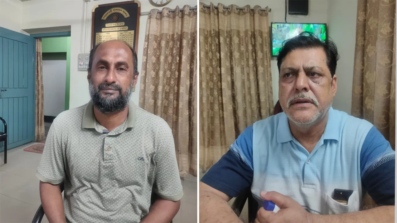 ভারতে পালানোর সময় বিরামপুরে আ’লীগের ২ নেতা আটক