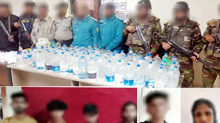 সিলেটে টাস্কফোর্সের অভিযানে মাদক জব্দ, আটক ৬