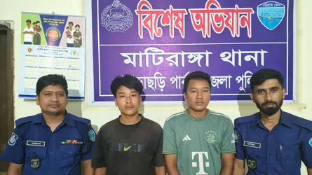 খাগড়াছড়িতে পূজা দেখতে গিয়ে সঙ্ঘবদ্ধ ধর্ষণের স্বীকার কিশোরী, আটক ২ ত্রিপুরা যুবক