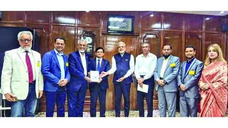 বাংলাদেশ ব্যাংকের গভর্নরের সাথে  রিহ্যাব প্রতিনিধিদলের বৈঠক