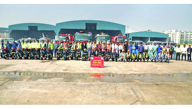 এয়ারপোর্ট মিনি ফায়ার এক্সারসাইজ-২০২৫ সম্পন্ন