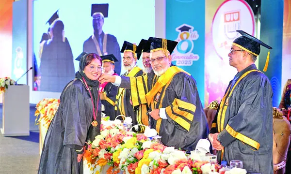 ইউনাইটেড ইন্টারন্যাশনাল ইউনিভার্সিটির ৮ম সমাবর্তন অনুষ্ঠিত