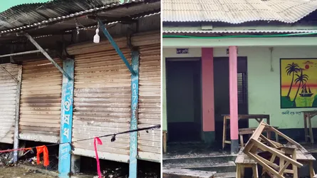 আশুলিয়ায় আগুনে পুড়ে গেছে ৩ দোকান ও ২ স্কুলকক্ষ