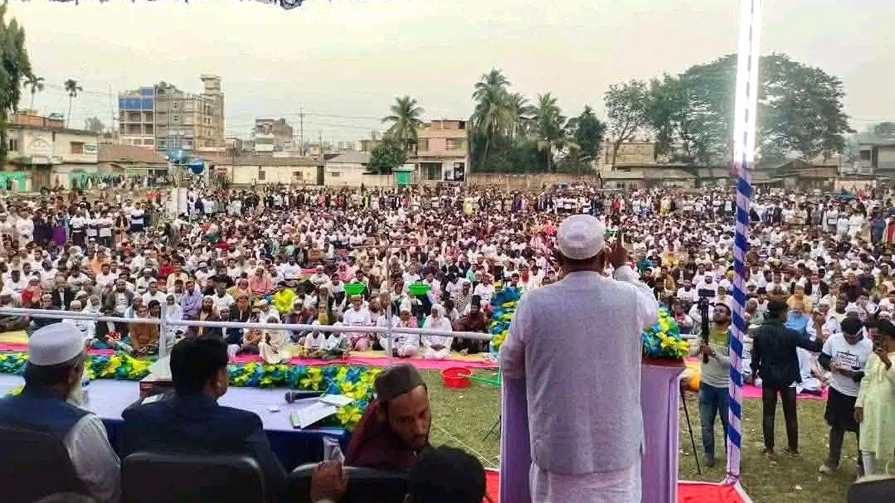 শিবগঞ্জে জামায়াতের যুব সমাবেশে হাজারো মানুষের ঢল