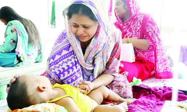 হাম ও হামের উপসর্গ নিয়ে  আরো ৫ শিশুর মৃত্যু