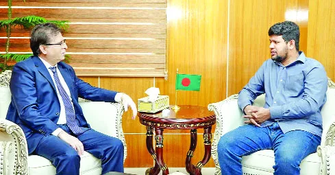 তথ্য উপদেষ্টার সাথে তুরস্কের রাষ্ট্রদূতের সাক্ষাৎ