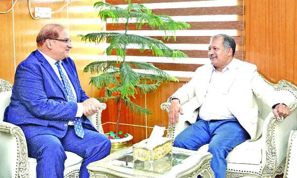 তথ্য ও সম্প্রচার মন্ত্রীর সাথে পাকিস্তানের হাইকমিশনারের সৌজন্য সাক্ষাৎ