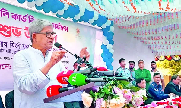 দুর্নীতির সাথে জড়িতদের কোনো ক্ষমা নেই : মির্জা ফখরুল