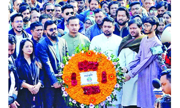বিগত সময়ে কিছু বুদ্ধিজীবী  আওয়ামী মতাদর্শ উৎপাদন করে গেছেন : নাহিদ ইসলাম