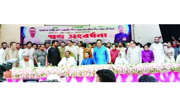 সংবর্ধনা গ্রহণের জন্য নয়, কৃতজ্ঞতা জানাতে এসেছি