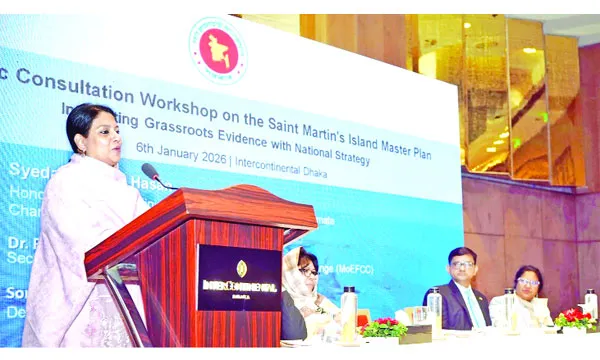 সেন্টমার্টিন রক্ষায় টেকসই পরিকল্পনাসহ মাস্টারপ্ল্যান চূড়ান্তে গুরুত্বারোপ