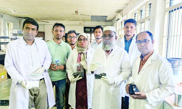 ন্যানো বায়োচার সমৃদ্ধ ন্যানো ইউরিয়া   উদ্ভাবনের দাবি বাকৃবি গবেষকদের