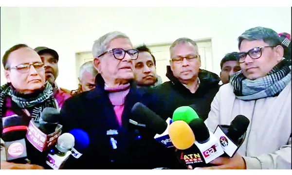 আইনশৃঙ্খলা  পরিস্থিতি নিয়ে মির্জা  ফখরুলের উদ্বেগ