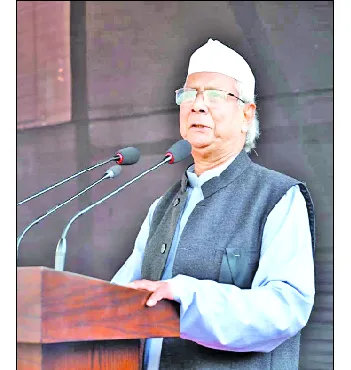 বিদায় জানাতে নয়, হাদির কাছে ওয়াদা করতেই আমরা একত্র হয়েছি : প্রধান উপদেষ্টা