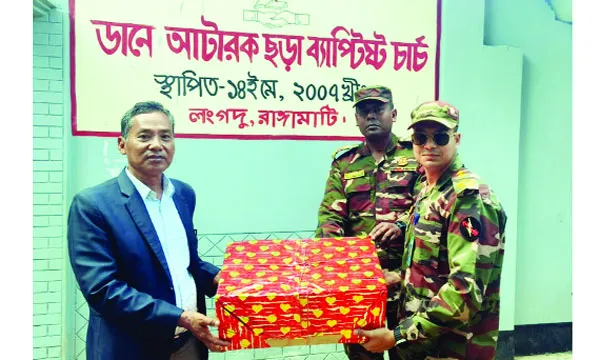 লংগদুতে খ্রিষ্টানদের পাশে সেনাবাহিনী