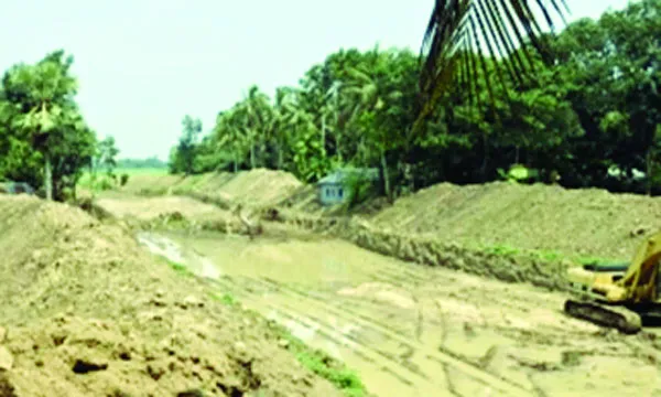 লোহাগড়ায় প্লাবনের ঝুঁকিতে ৬ হাজার একর ফসলি জমি