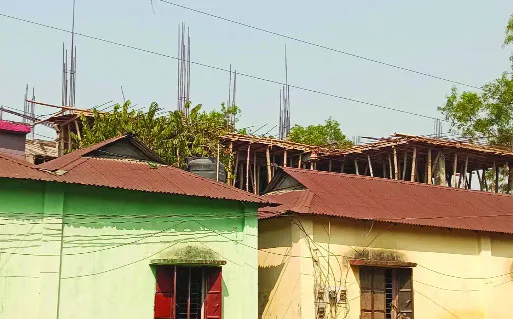 ভালুকায় বন বিভাগের জমি দখল করে অর্ধশতাধিক স্থাপনা