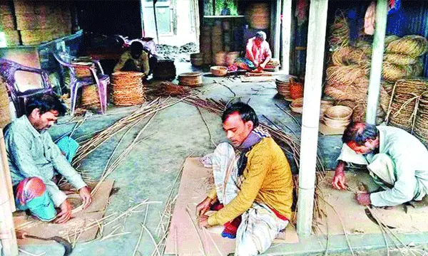 সাঁথিয়ায় কচুরিপানা দিয়ে তৈরি পণ্য যাচ্ছে ৮ দেশে