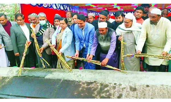 জয়পুরহাট সুগার মিলের ৬৩তম আখ মাড়াই শুরু