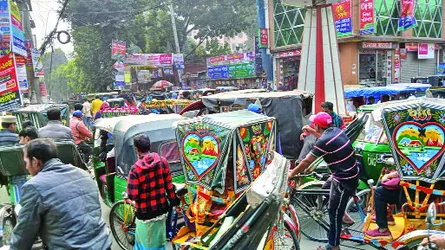 নিত্য যানজটে নাকাল সিরাজগঞ্জ শহরবাসী