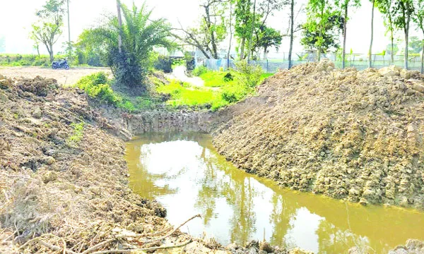 একই খালে দুই দফতরের বরাদ্দ : শেরপুরে লক্ষ্মীখোলা খনন প্রকল্প নিয়ে প্রশ্ন