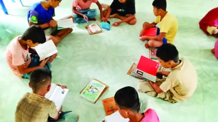 প্রত্যন্ত এলাকায় আলো ছড়াচ্ছে ‘চিন্তন গণগ্রন্থাগার’