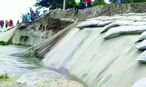 মানিকগঞ্জে পদ্মা-যমুনার তীব্র ভাঙন হুমকিতে শিক্ষাপ্রতিষ্ঠান ও বাজার