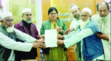 ময়মনসিংহ-২ আসনে জামায়াত প্রার্থীর মনোনয়নপত্র সংগ্রহ