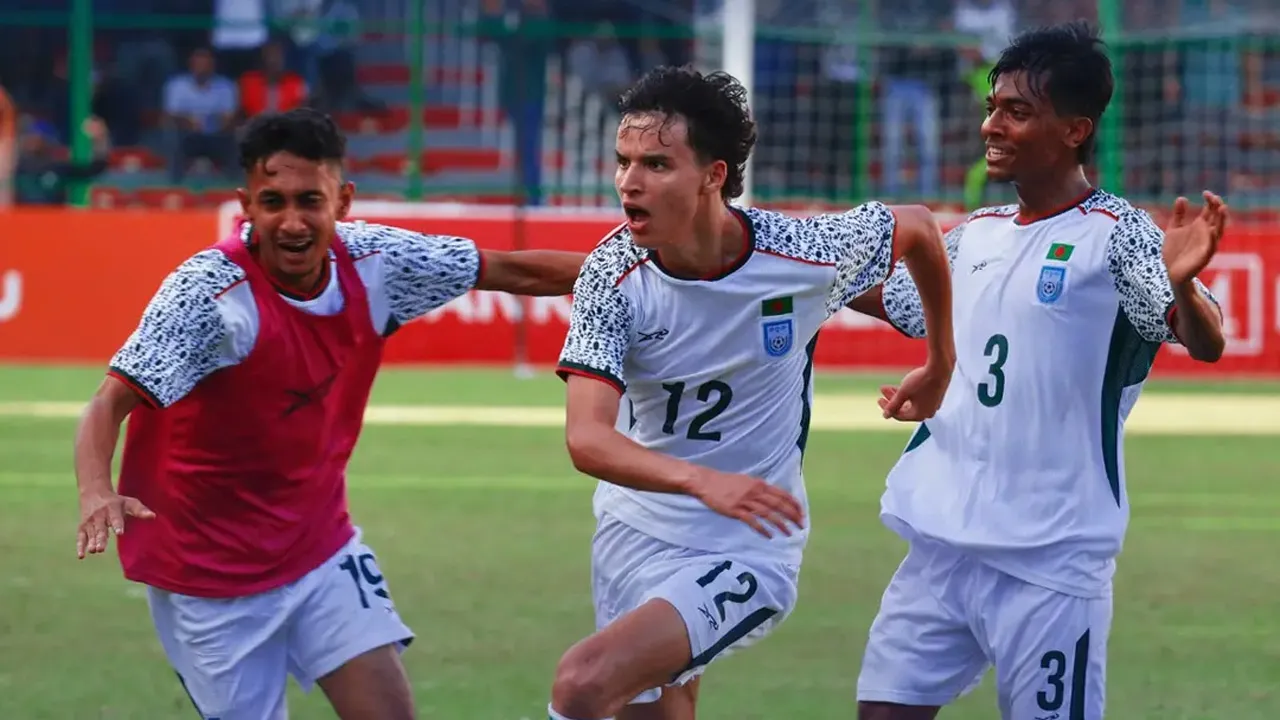 পাকিস্তানকে হারিয়ে সাফ অনূর্ধ্ব-২০ চ্যাম্পিয়নশিপে শুভ সূচনা বাংলাদেশের