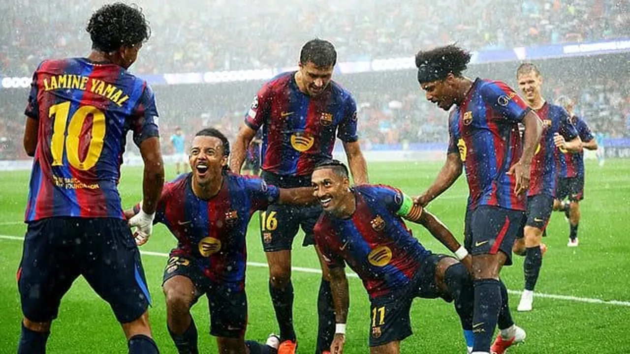 চ্যাম্পিয়ন্স লিগেও গোল উৎসব বার্সেলোনার