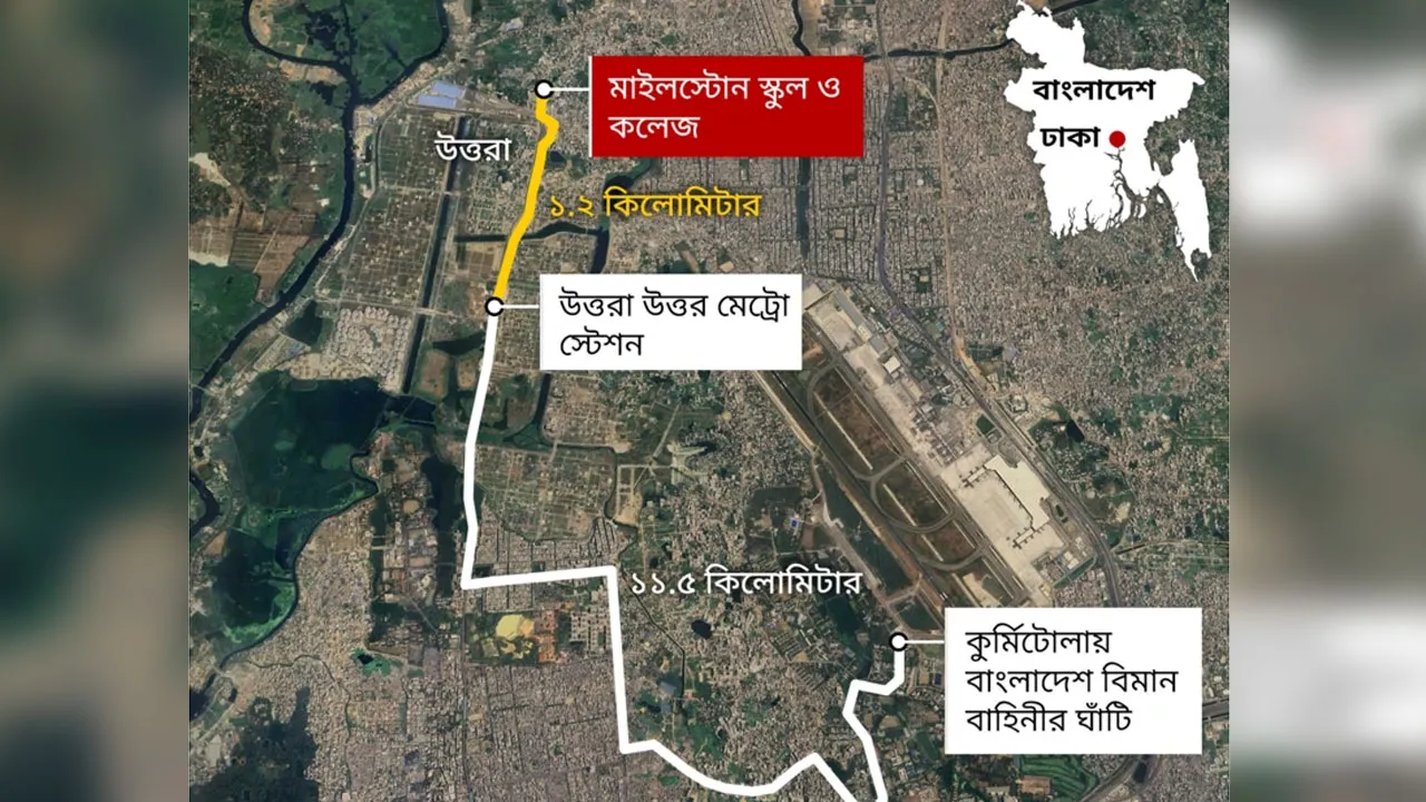 জনবহুল এলাকায় কেন প্রশিক্ষণ বিমান