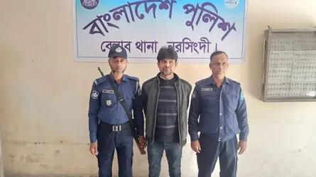 বেলাবতে স্বেচ্ছাসেবক লীগের সাধারণ সম্পাদক গ্রেফতার