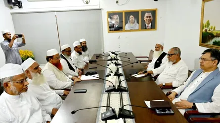 চলমান রাজনৈতিক পরিস্থিতি নিয়ে বিএনপির সাথে জমিয়তের বৈঠক