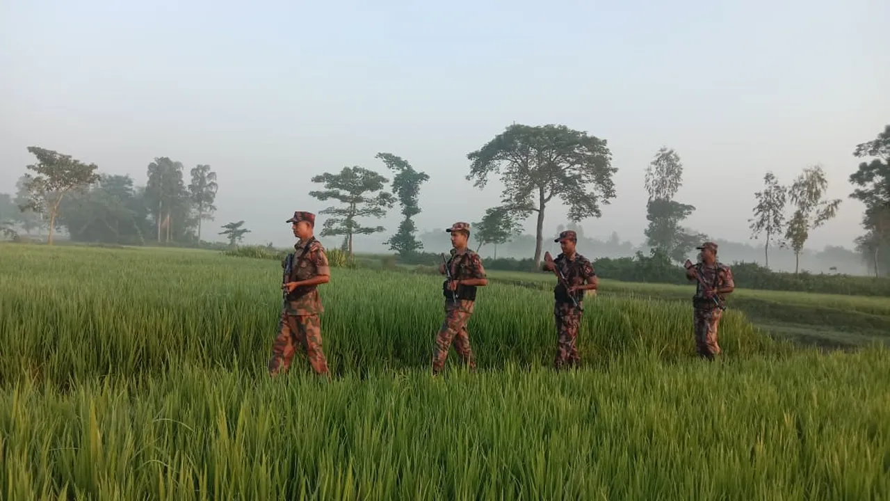 ভারতের কাঁটাতারের বেড়া টপকে লোকালয়ে ঢুকে পড়লো একাধিক বাঘ