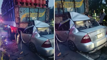 ভাঙ্গায় ট্রাকে প্রাইভেটকারের ধাক্কা, শিশুসহ নিহত ৫