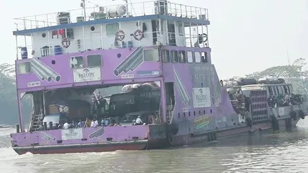 ভোলা-লক্ষ্মীপুর-বরিশাল নৌরুটে ফেরি চলাচল শুরু