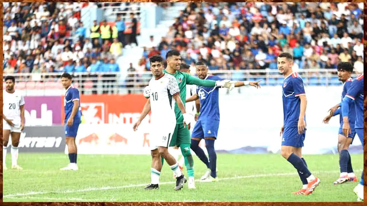 নেপালকে হারাতে পারল না বাংলাদেশ