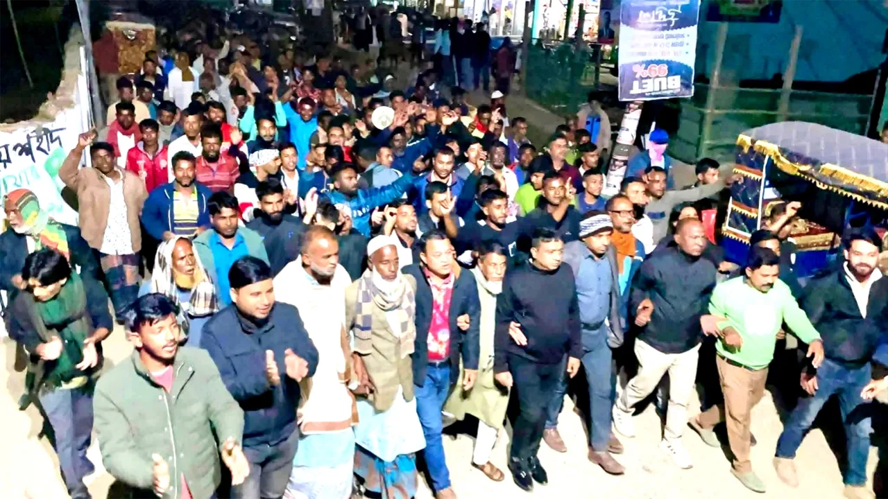 বিএনপি প্রার্থীর মনোনয়ন পুনর্বিবেচনার দাবিতে উত্তাল তাহিরপুর