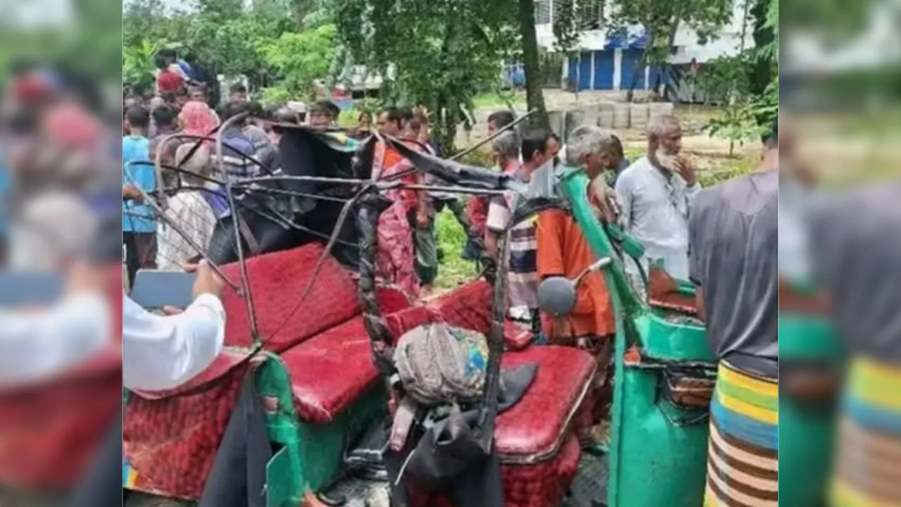 বগুড়ায় কাভার্ডভ্যান-অটোরিকশার মুখোমুখি সংঘর্ষে নিহত ২
