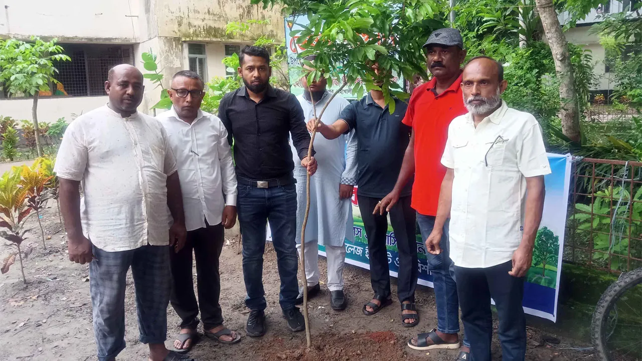 আগৈলঝাড়ায় ড্যাবের বৃক্ষরোপণ কর্মসূচি