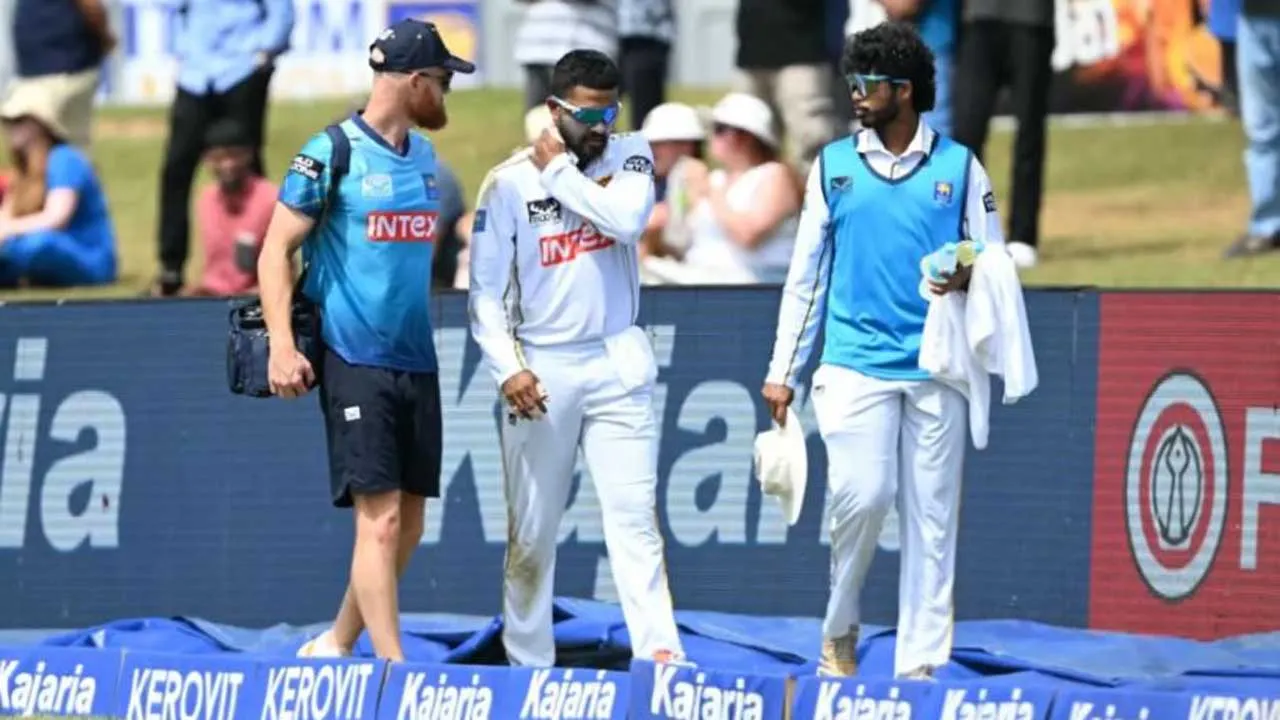 চোট পেয়ে হাসপাতালে চান্দিমাল