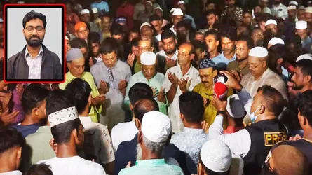 কুমিল্লায় গ্রামের বাড়িতে জবি ছাত্রদল নেতা জুবায়েদের দাফন সম্পন্ন