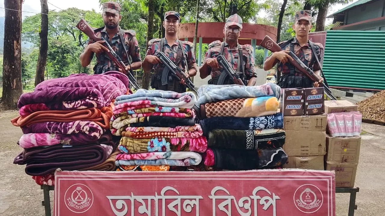 সিলেট সীমান্তে সোয়া ২ কোটি টাকার চোরাই পণ্য জব্দ
