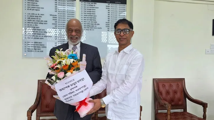স্থানীয় সরকার মন্ত্রীর সাথে নারায়ণগঞ্জ জেলা পরিষদ প্রশাসকের সাক্ষাৎ