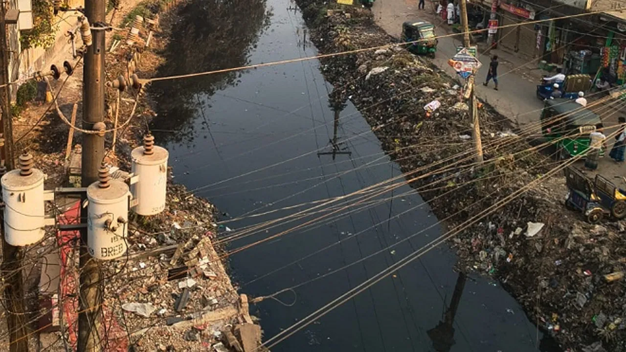 দাগনভূঞার দাদনার খাল পরিষ্কার করলেন পরিবেশ মন্ত্রীর ছেলে