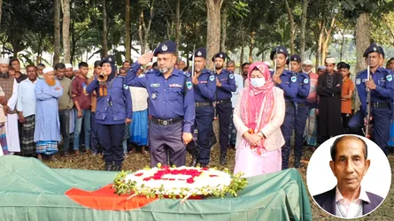 বীর মুক্তিযোদ্ধা আইয়ুব আলীর রাষ্ট্রীয় মর্যাদায় দাফন সম্পন্ন