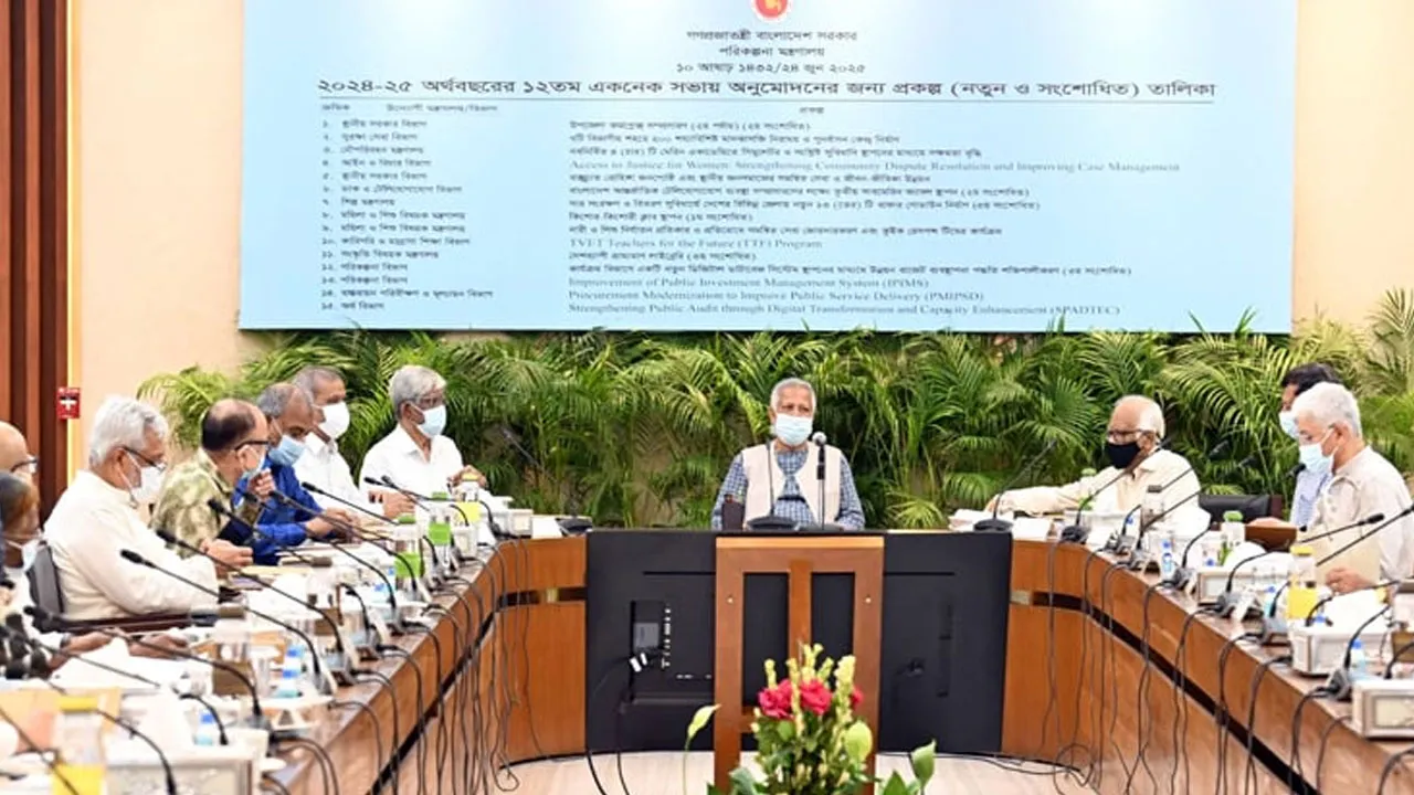 একনেকে  ৮ হাজার ৯৭৪ কোটি টাকার ১৭ প্রকল্প অনুমোদন