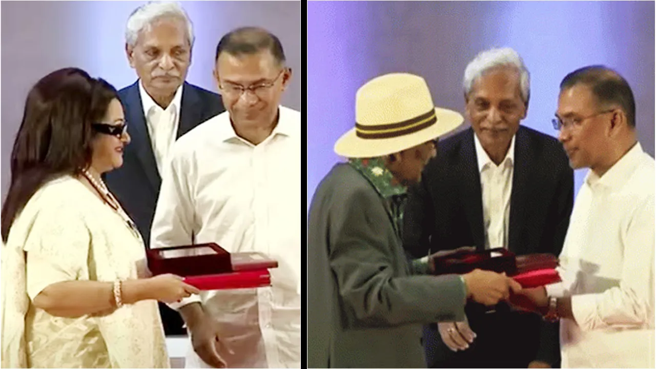 গুণীজনদের হাতে একুশে পদক তুলে দিলেন প্রধানমন্ত্রী